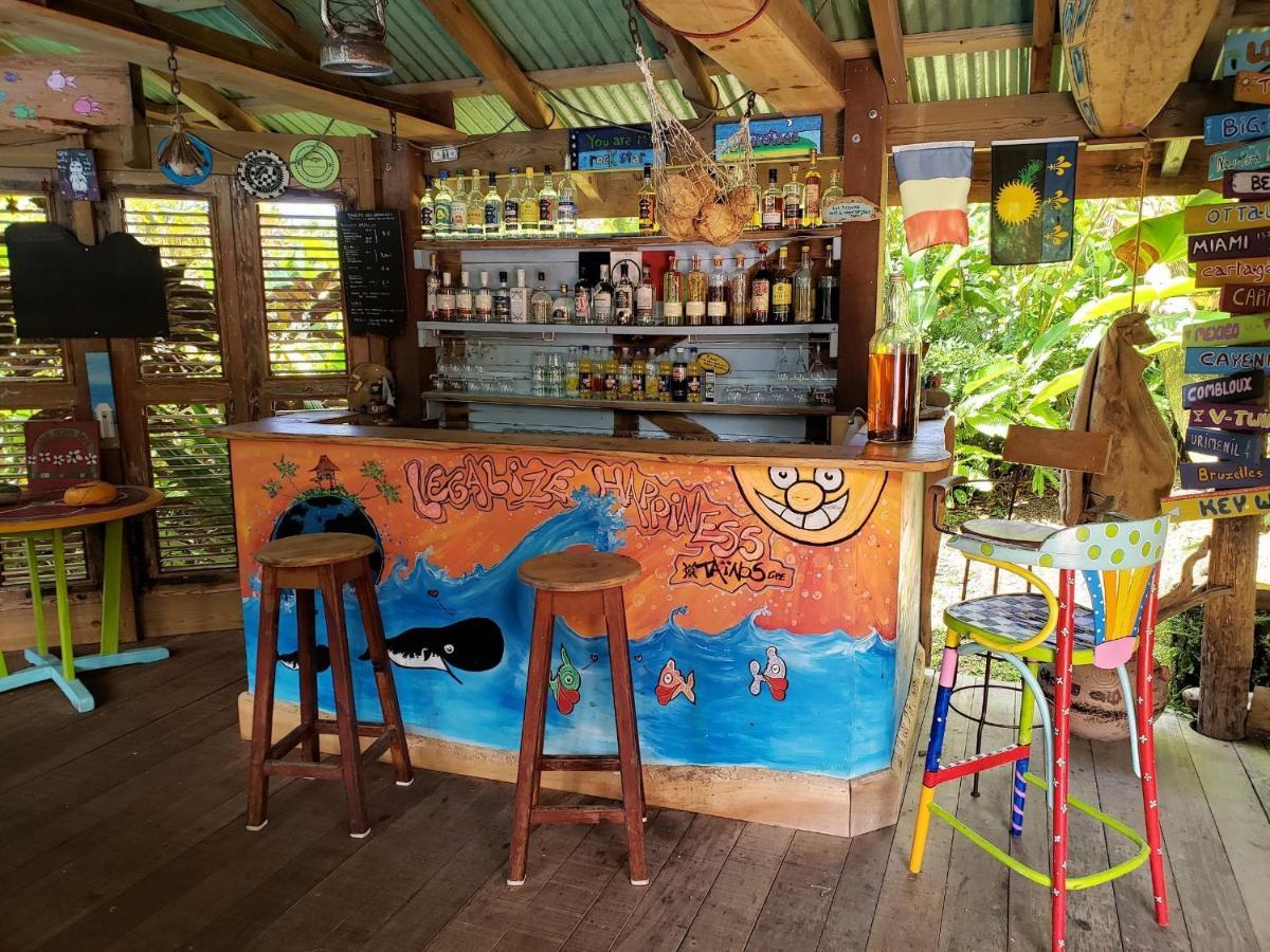 Les Bananes Vertes Ecolodges Saint-Claude Exterior foto